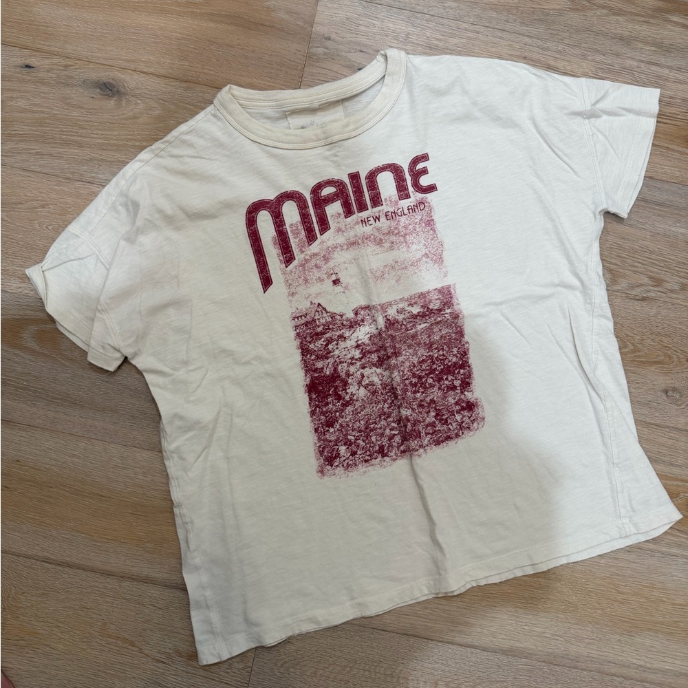 Aerie oversized crew boyfriend t-shirt Maine